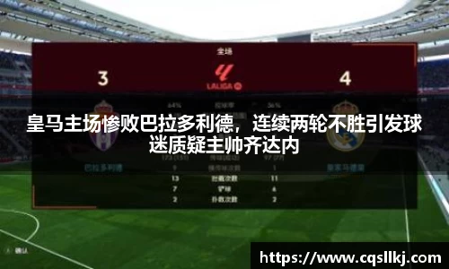 皇马主场惨败巴拉多利德，连续两轮不胜引发球迷质疑主帅齐达内