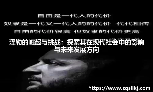 泽勒的崛起与挑战：探索其在现代社会中的影响与未来发展方向